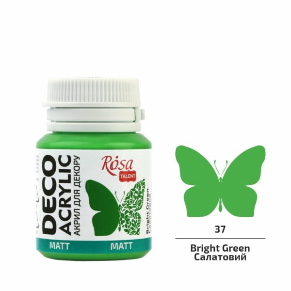 Акрил для декору матовий 20 мл ROSA Talent
