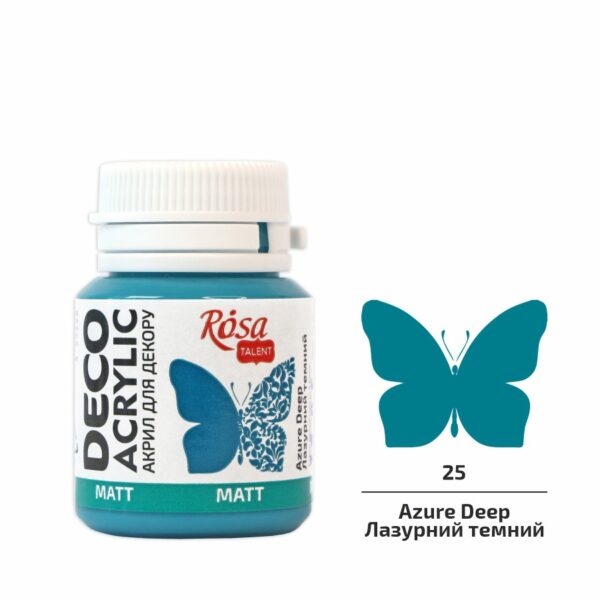 Акрил для декору матовий 20 мл ROSA Talent