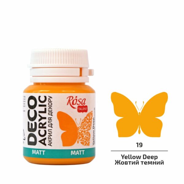 Акрил для декору матовий 20 мл ROSA Talent
