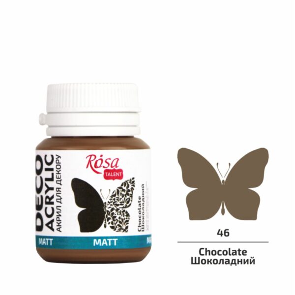 Акрил для декору матовий 20 мл ROSA Talent