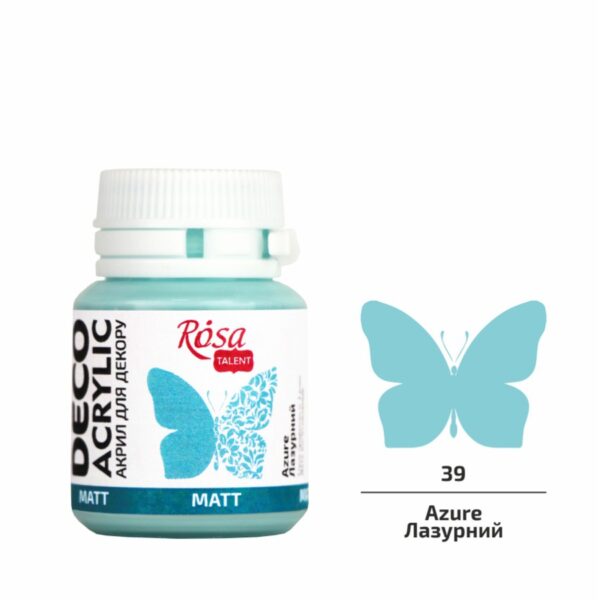 Акрил для декору матовий 20 мл ROSA Talent