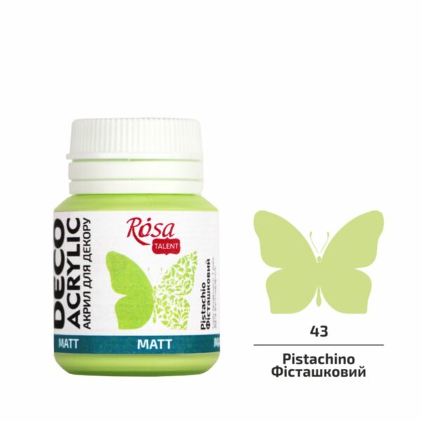 Акрил для декору матовий 20 мл ROSA Talent