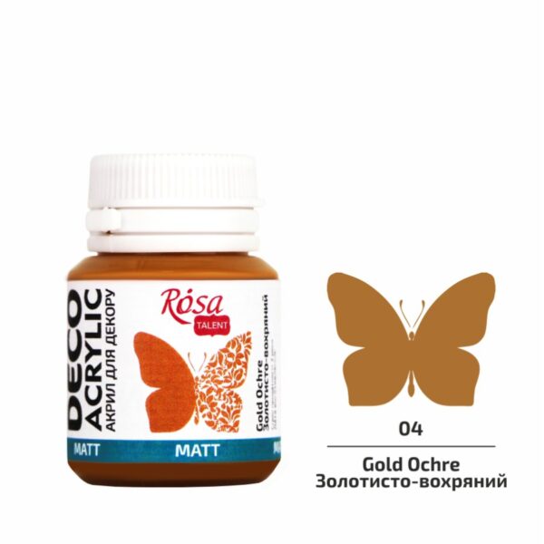 Акрил для декору матовий 20 мл ROSA Talent