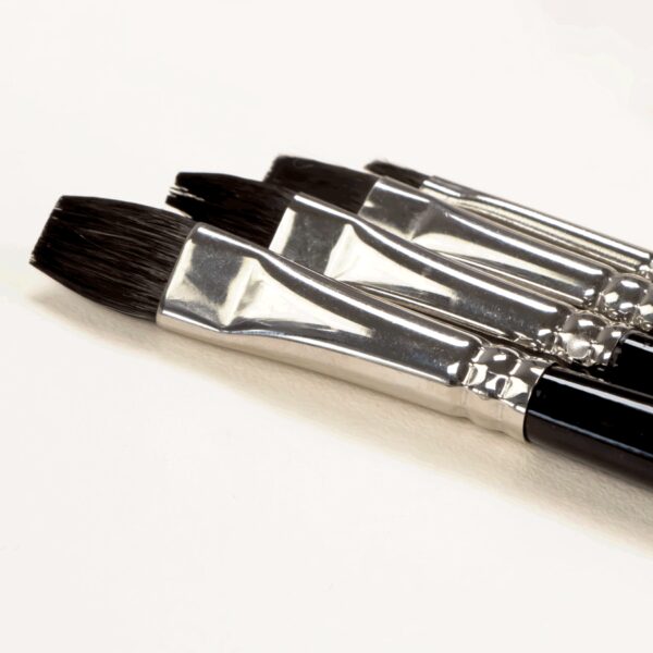 Squirrel Round Brush, Classic 3049R, № 10, Short Handle, KOLOS by ROSA