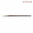 Synthetic Round Brush, Snow 1098R, Long Handle, KOLOS by ROSA