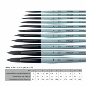 Синтетика плоска, Snow 1098F, д.р. пензель KOLOS