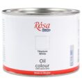 Фарба олійна Білила титанові 490мл ROSA Studio