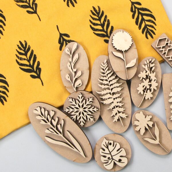 Stamps for block printing ROSA TALENT