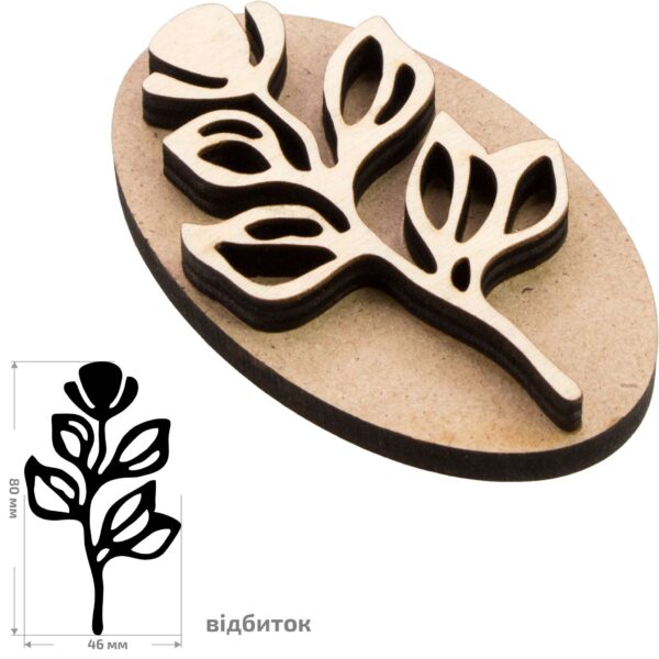 Stamps for block printing ROSA TALENT