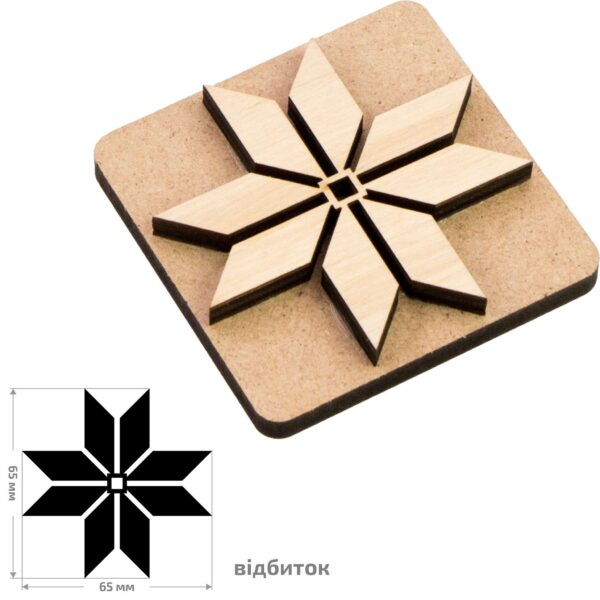 Stamps for block printing ROSA TALENT