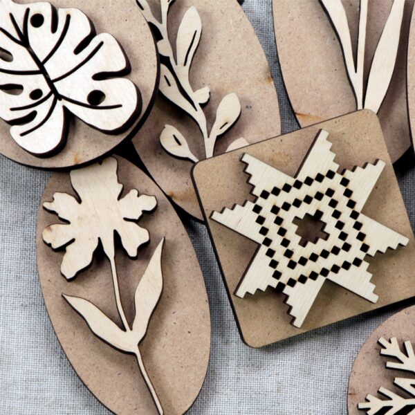 Stamps for block printing ROSA TALENT