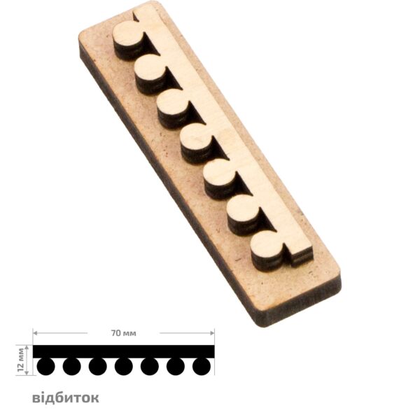 Stamps for block printing ROSA TALENT