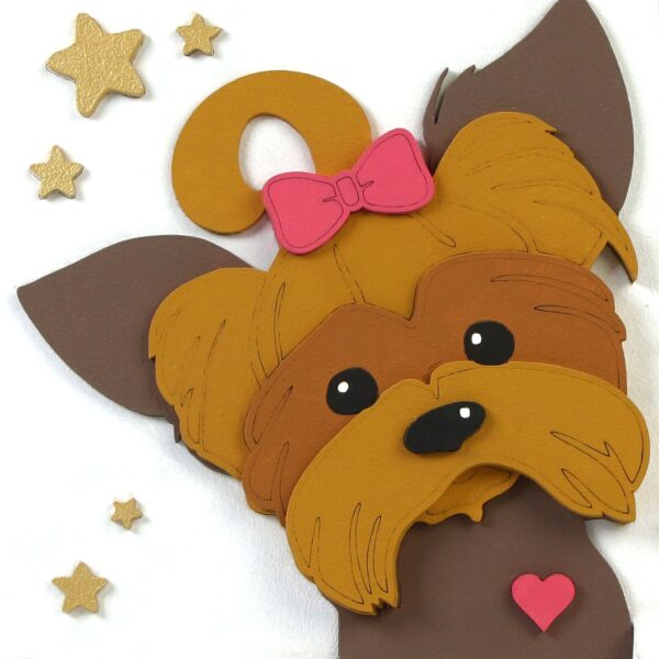 „Песик“, набір, картина 3D, ДВП ґрунтоване, 18х18см, ROSA TALENT