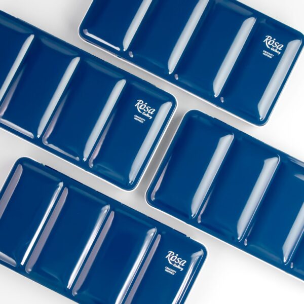 Пенал для акварельных красок металлический 28 кювет ROSA Gallery