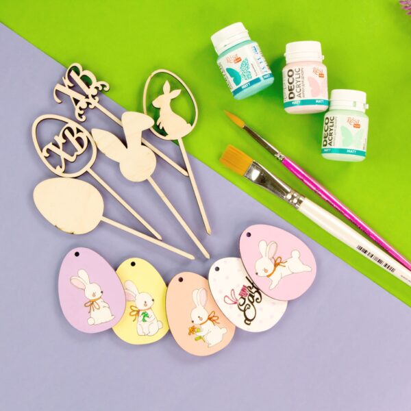 Заготовка 3D композиція „Ялинки на подвір'ї“ ДВП ROSA TALENT