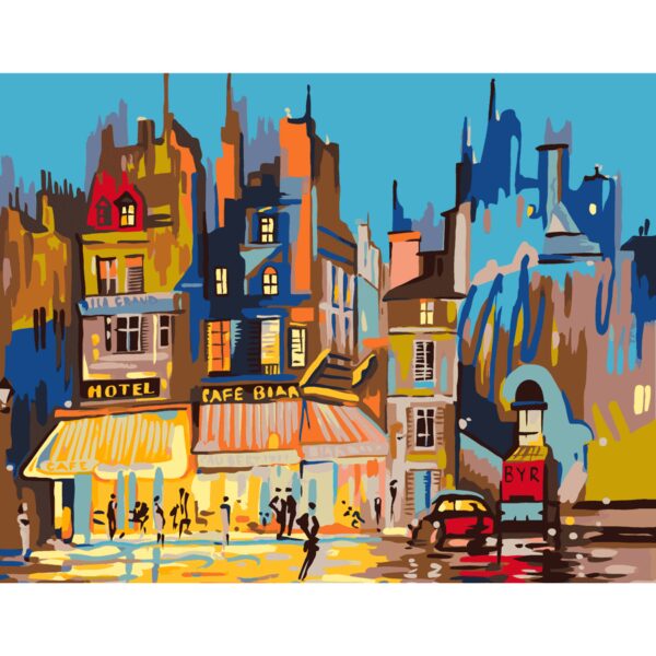 „Happy Рandas“, kit, painting by numbers, 35х45cm, ROSA START