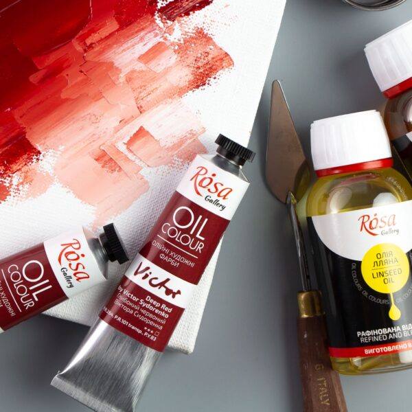 Oil paint, Deep Red 45 ml ROSA Gallery by Victor Sydorenko