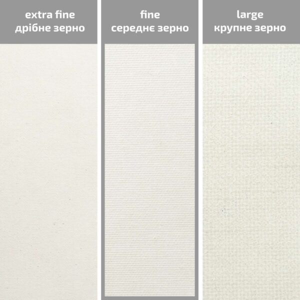 Полотно на підрамнику італійська бавовна дрібне зерно Unico