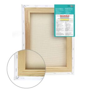 ROSA Gallery Hand Primed Cotton Fine Grain Stretched Canvases