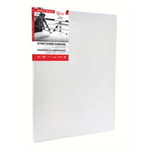 Stretched Canvas, extra fine grain, acrylic prime, linen ROSA
