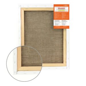 Stretched Canvas, fine grain, acrylic prime, linen ROSA