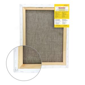 Stretched Canvas, large grain, acrylic prime, linen ROSA