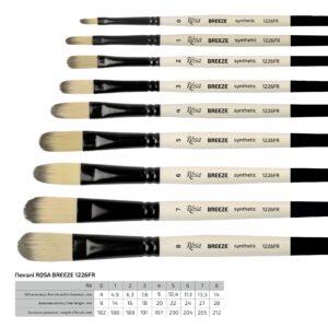 Синтетика овальна, BREEZE 1226 FR, к.р. пензель ROSA