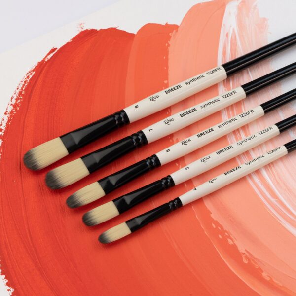 Синтетика овальная, BREEZE 1226 FR, к.р. кисть ROSA