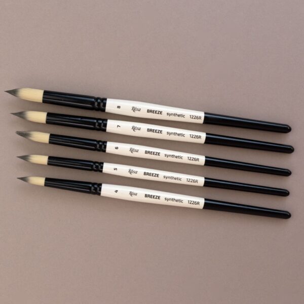 Синтетика овальная, BREEZE 1226 FR, к.р. кисть ROSA