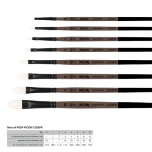 Синтетика лайнер, MOON 1203RL, к.р. пензель ROSA