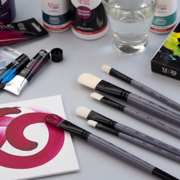 Синтетика овальна, INTENSE 1668FR, д.р. пензель ROSA