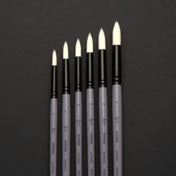 Синтетика овальна, INTENSE 1668FR, д.р. пензель ROSA