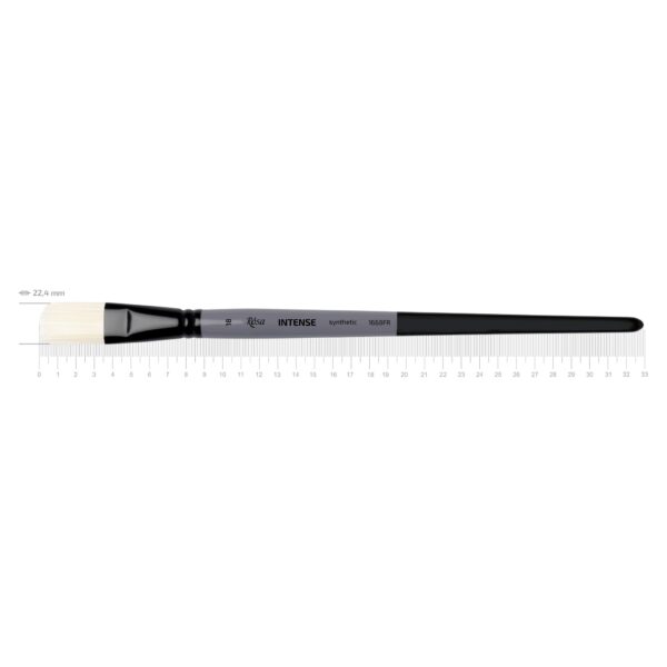 Synthetic Oval Brush, INTENSE 1668FR, Long Handle, ROSA