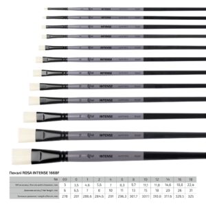 Синтетика овальна, INTENSE 1668FR, д.р. пензель ROSA
