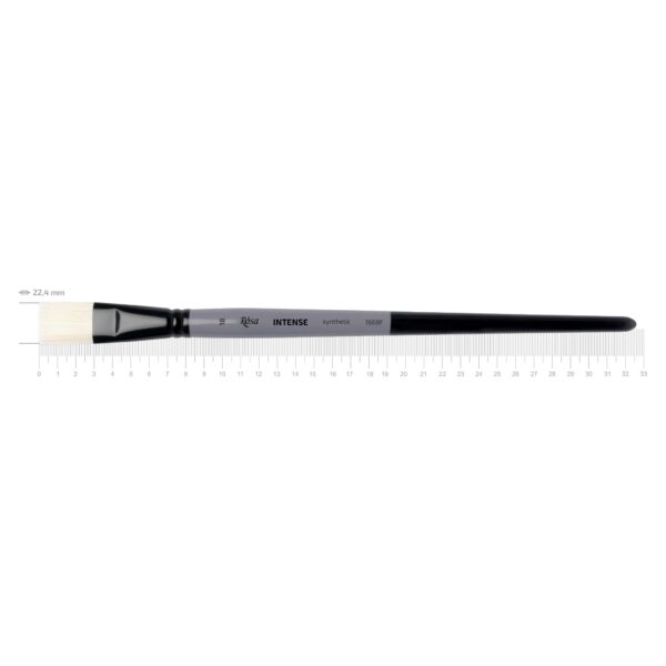 Synthetic Oval Brush, INTENSE 1668FR, Long Handle, ROSA