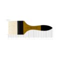 Bristle Fleyts Brush, AMBER 2306, Short Handle, ROSA