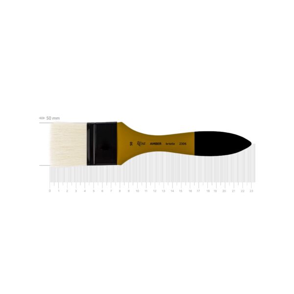 Bristle Fleyts Brush, AMBER 2306, Short Handle, ROSA
