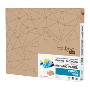 Art Kit 3D Picture Panel Mosaic "Butterfly", MDF, 43x30 cm, ROSA Talent