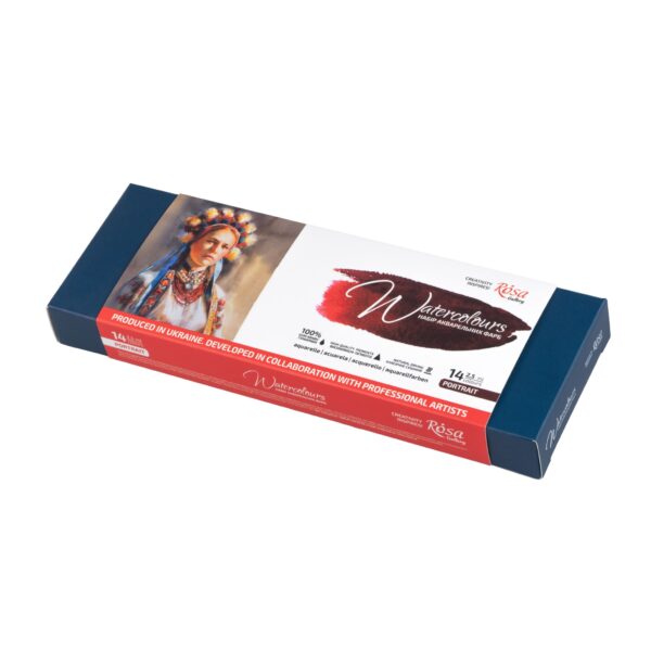 Набір акварельних фарб "Класика" 12 кольорів ROSA Gallery