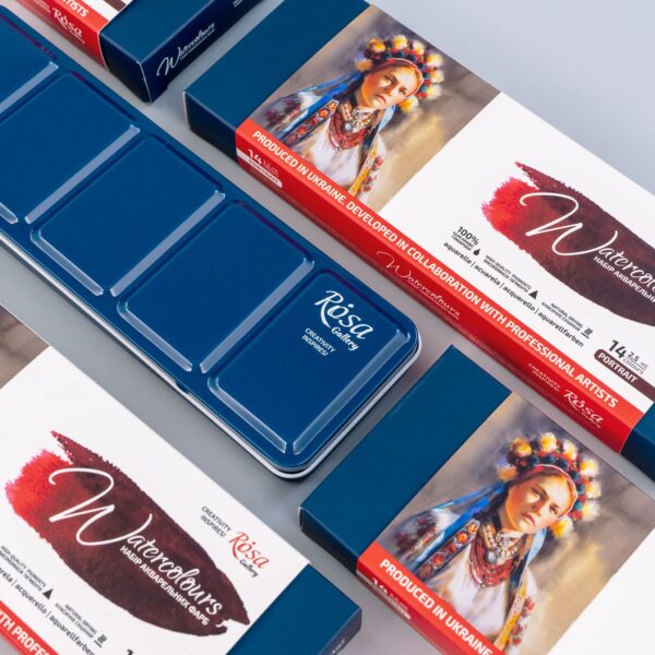 Набір акварельних фарб "Класика" 12 кольорів ROSA Gallery