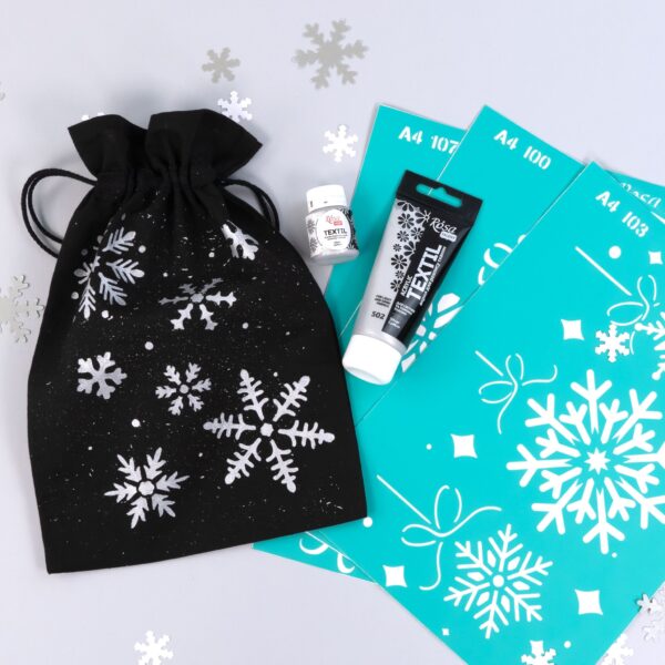 Adhesive Stencil „Floristics“ А4 ROSA TALENT