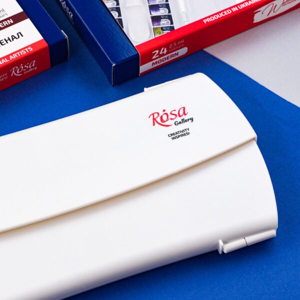 Набір акварелі "Модерн" в металевому пеналі 21 колір ROSA Gallery