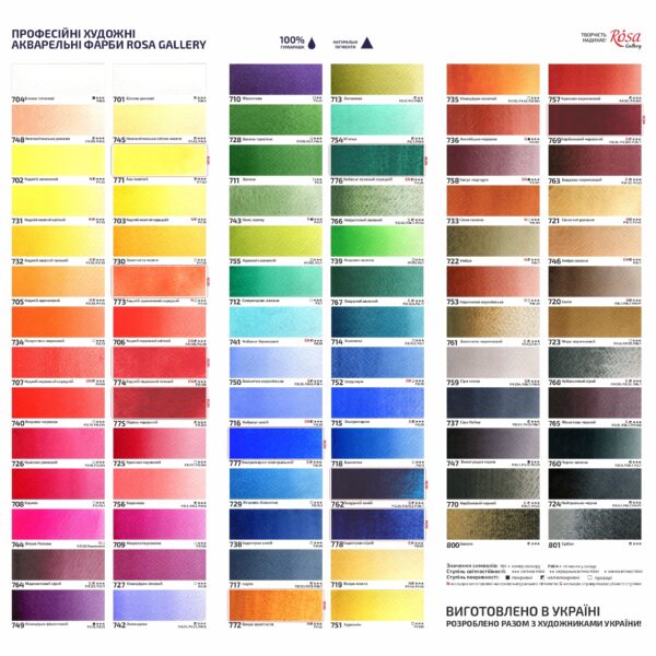 Watercolours paint tube 10ml ROSA Gallery