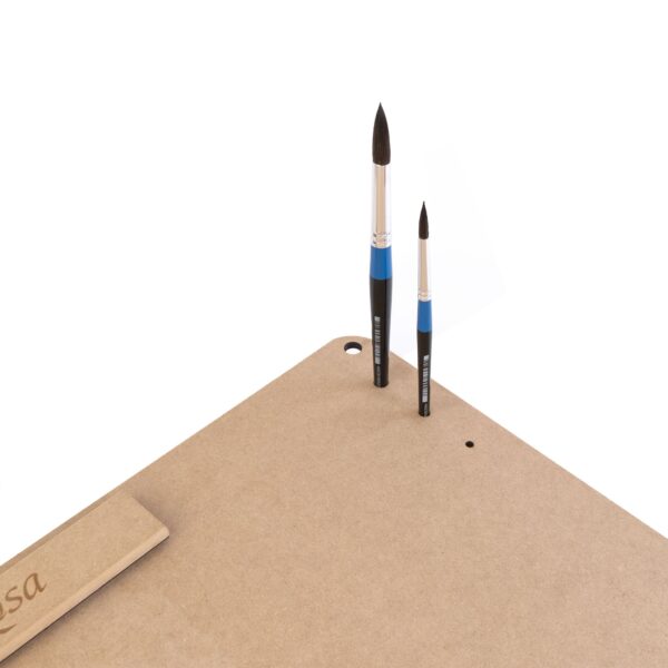 Sketch-Board with magnetic clip with strap, MDF