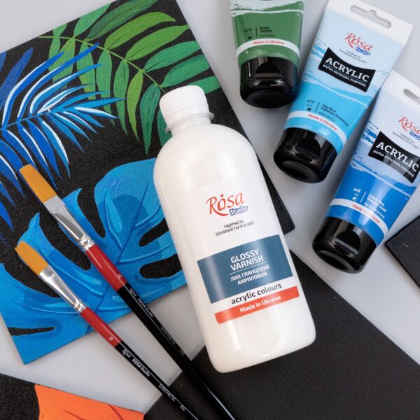 Лак акриловий глянцевий ROSA Studio