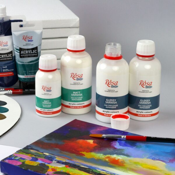 Лак акриловий глянцевий ROSA Studio