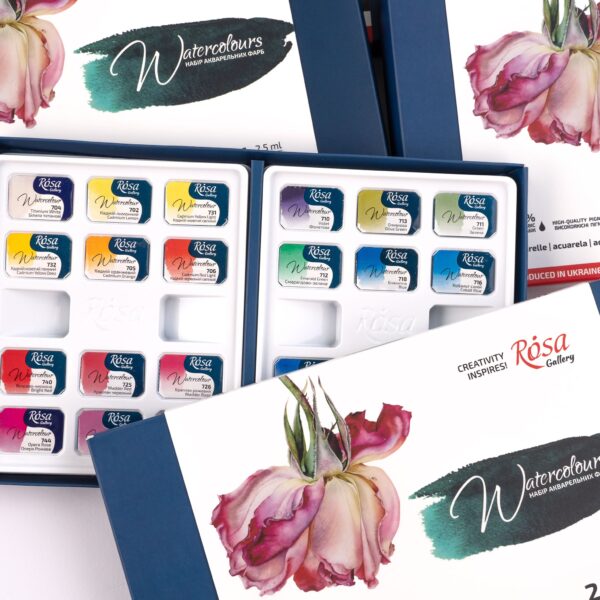 Набори акварелі BOTANICAL ROSA Gallery