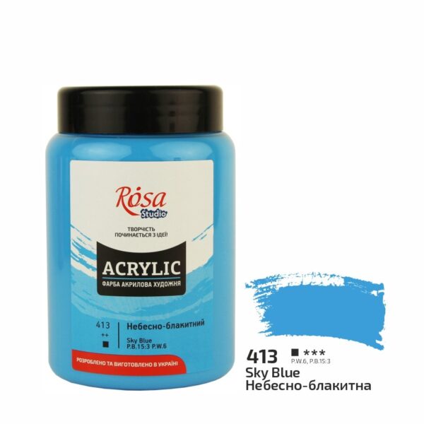 Фарба акрилова 400мл ROSA Studio