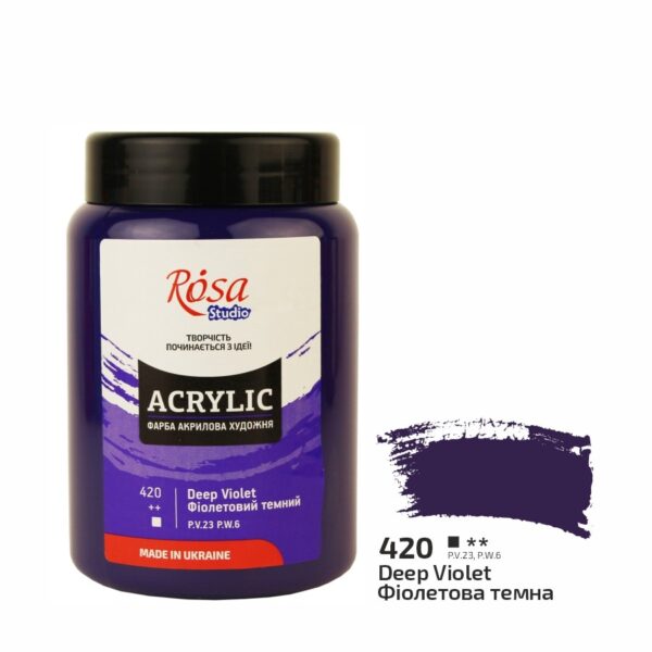 Фарба акрилова 400мл ROSA Studio