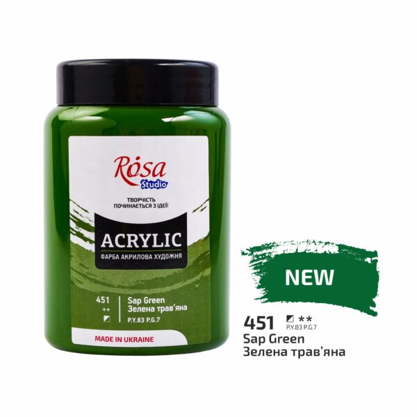Фарба акрилова 400мл ROSA Studio